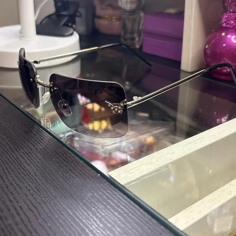 Women's Sunglasses Fairycore coquette butterfly vintage
